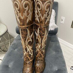 Dan Post Jilted Women's Thigh-High Western Boots Size 8 Retails $329